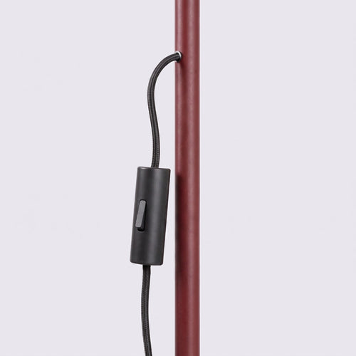 Sollux Lighting Vloerlamp NOX bordeaux - 30x30x165cm