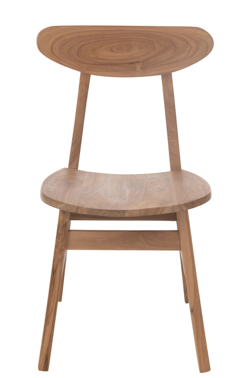 J-Line stoel Sofia - teakhout - naturel - vtwonen shop