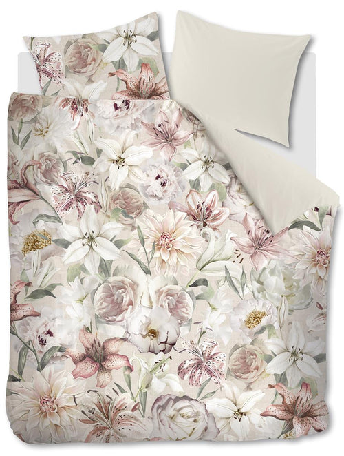 Riviera Maison dekbedovertrek Lily Love - 240x200/220 cm - roze - vtwonen shop