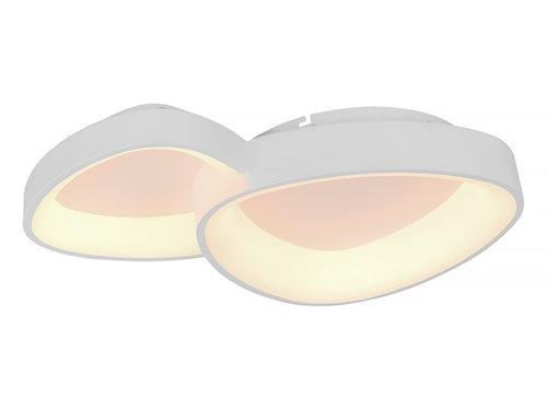 Freelight plafondlamp Organico - 2 lichts - 58  x 10.5   cm - wit