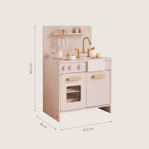 Petite Amélie Houten Speelkeuken - MDF - roze