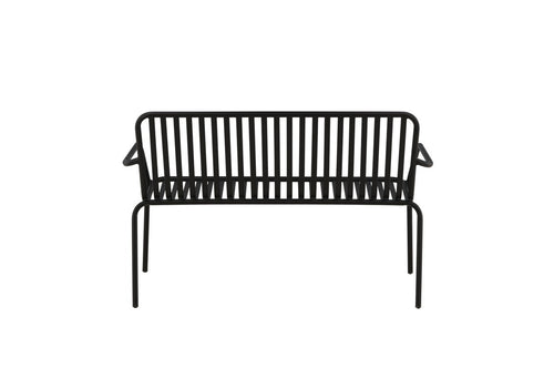 Rebellenclub Tuinbank Electra - 130 x 64 cm - Zwart - vtwonen shop