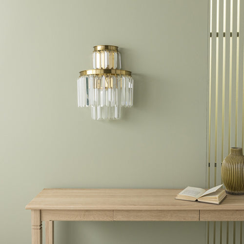 Signature - FULGURANT Wandlamp - Goudkleurig - 35x35x42 cm