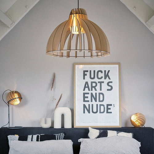 van Tjalle en Jasper - Granny Smith hanglamp - XL / Naturel - vtwonen shop