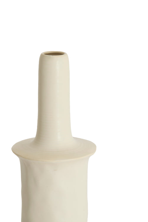 Light & Living vaas SENNES - Ø20x65.5cm - wit - vtwonen shop