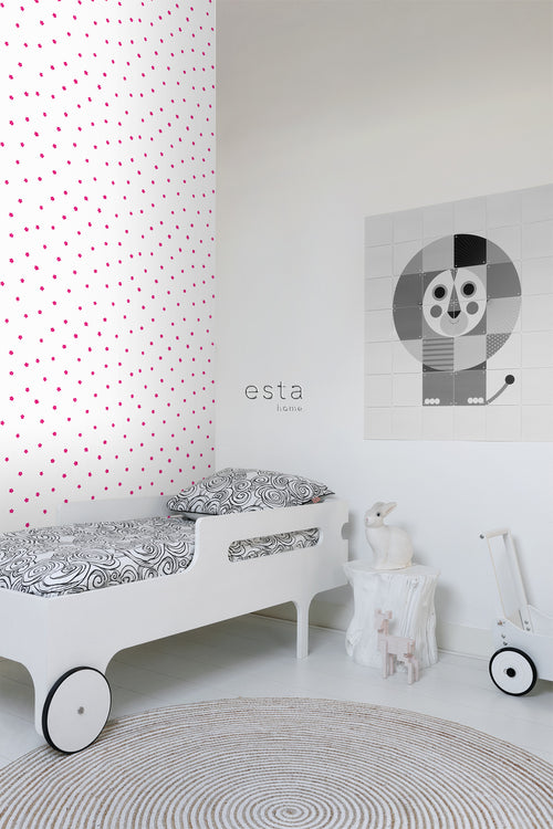 ESTAhome behang bloemen roze - 53 cm x 10.05 m - 115814