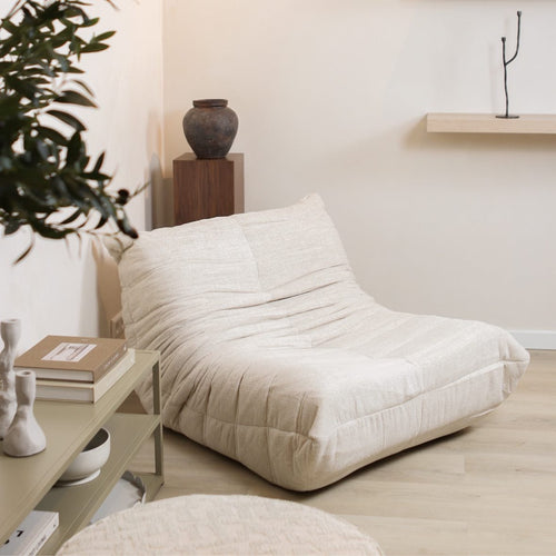 Giga Meubel Fauteuil Bear - Beige Stof - 87x97x69cm