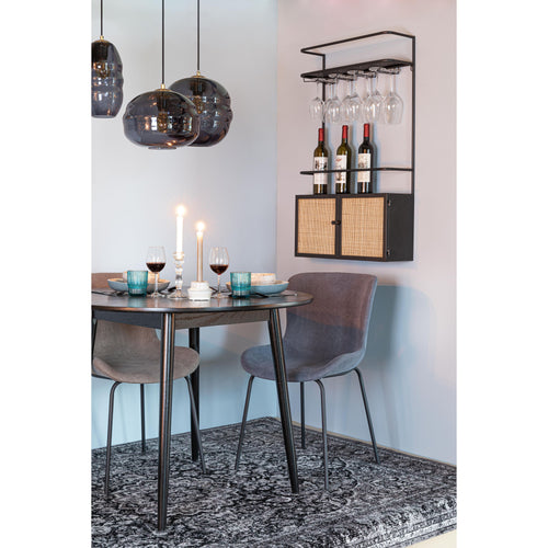 Housecraft Living Junzo Rib Eetkamerstoelen Blauw - Set van 2 - vtwonen shop