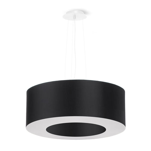 Sollux Lighting Kroonluchter SATURNO 50 zwart - 50x50x112cm