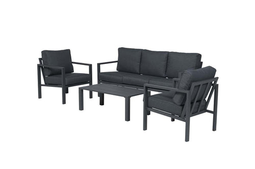 Springs loungeset - 4-dlg - carbon black - reflex black - vtwonen shop
