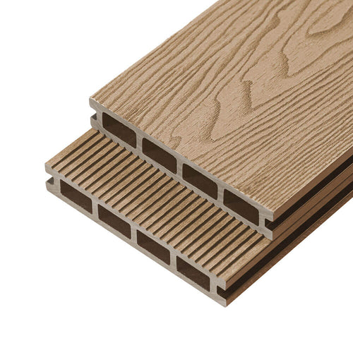 Home Deluxe - WPC terrasplanken complete set (incl. onderstructuur) SAMANA PREMIUM | kleur: teak, afmeting: 30 m²