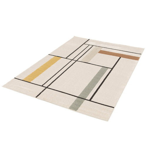 AFK Living vloerkleed Piet - zeer zacht - veelkleurig - 160 x 230 cm
