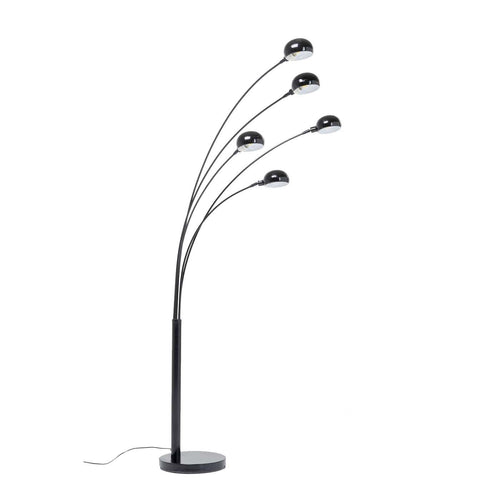 Kare Design Vloerlamp Five Fingers 201cm zwart matt - vtwonen shop