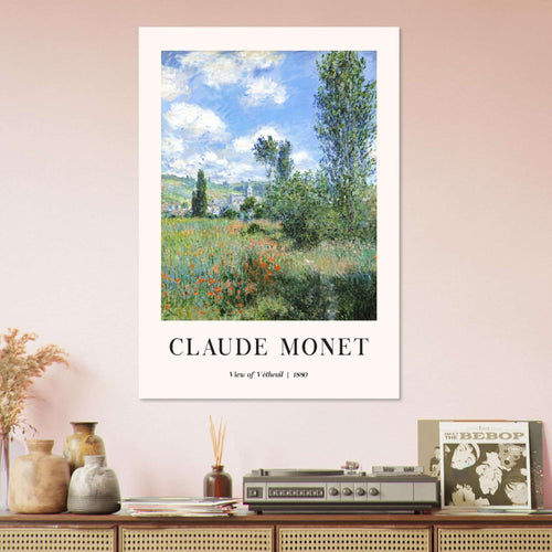 Artfulprints  Claude Monet - View of Vétheuil II   poster 30x40 cm - vtwonen shop