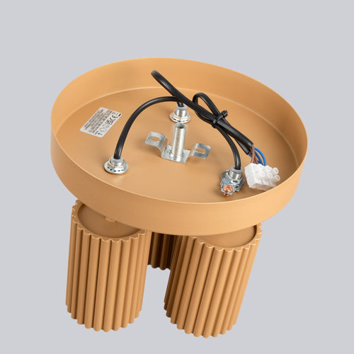 Sollux Lighting Plafondlamp KARBON 3P goud - 19,5x19,5x18cm