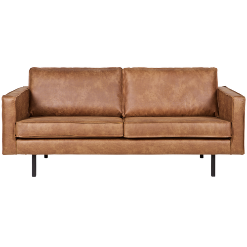 BePureHome 2-zits bank Rodeo - Recycle Leer - Cognac - 85x190x86 - vtwonen shop