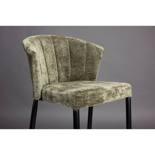 Dutchbone Georgia Barkrukken rugleuning 73 cm Groen - Set van 2