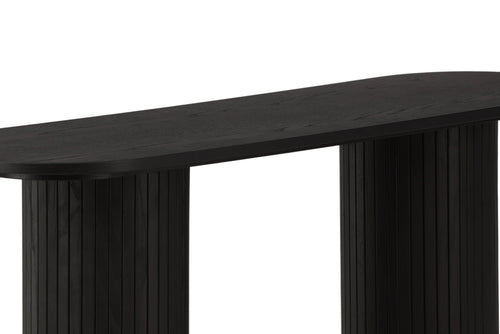 Rebellenclub Sidetable Pokka - 130 x 40 cm  - Zwart - vtwonen shop