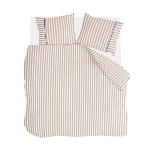 Walra - Dekbedovertrek Refined Lines - 200x220 cm - Zand