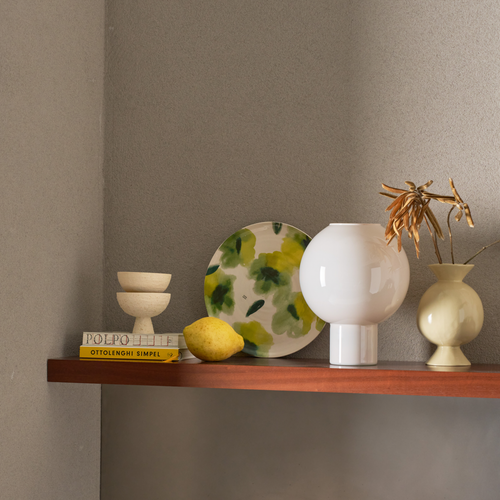 Urban Nature Culture vaas Van - Pale Khaki - Ø 28x36cm - vtwonen shop