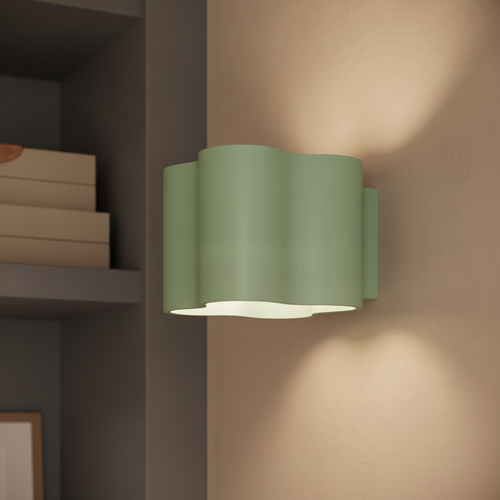 Sollux Lighting Wandlamp OVIO saliegroen G9 - 12x14,5x10cm