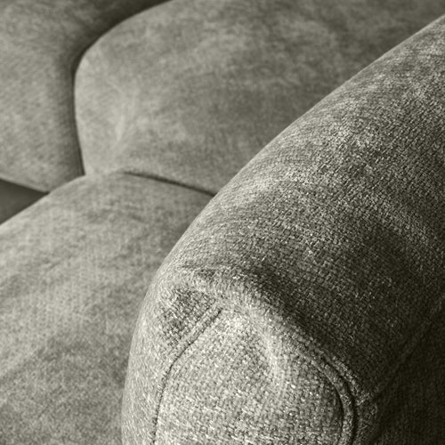 LABEL51 Hoekbank Milano Rechts - Donkergroen Stof - 300x232x72cm - vtwonen shop