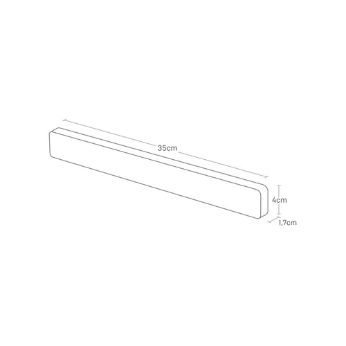 Yamazaki Tower Messenhouder magnetisch - Zwart - vtwonen shop