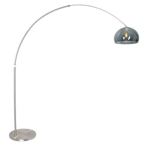 Steinhauer vloerlamp Sparkled - 1 lichts - 190x 230 cm - mat chroom grijs - vtwonen shop