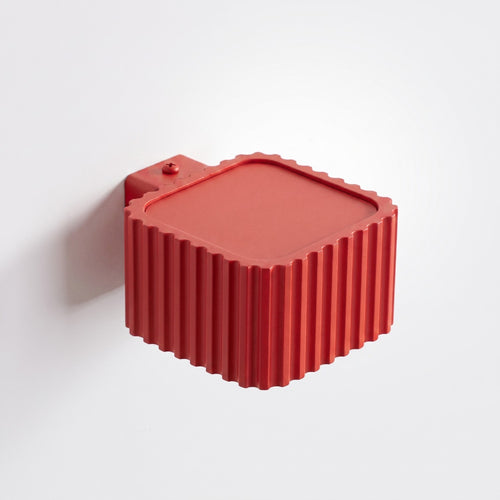 Sollux Lighting Wandlamp RIFF rood Gx53 - 10x12x6cm