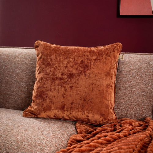 LEWY - Kussenhoes 45x45 cm - Potters Clay - Oranje