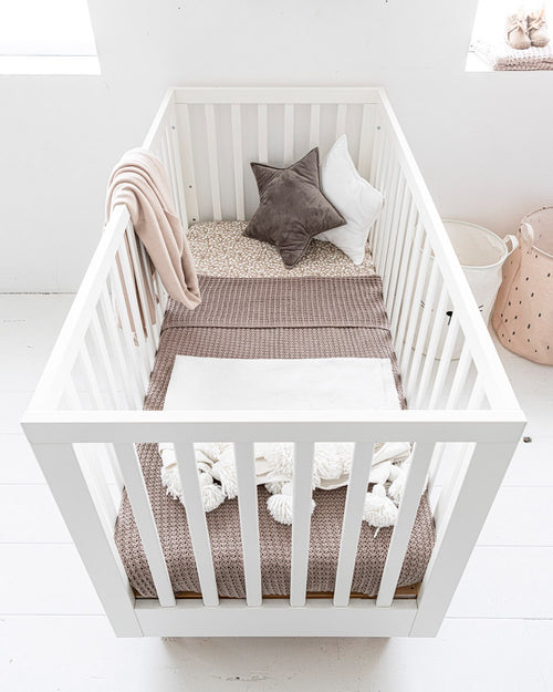Petite Amélie Babybed dat met je meegroeit BOCCA - 70x140 cm - Spaanplaat - wit
