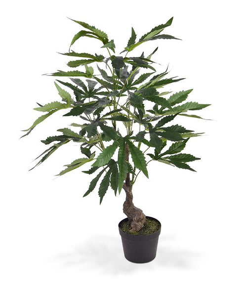 Maxifleur Cannabis kunstplant 60cm