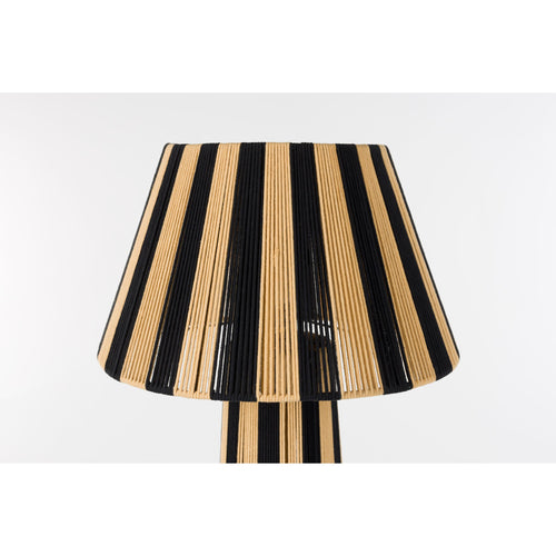 Bold Monkey Stripe it up Vloerlamp - Zwart - vtwonen shop