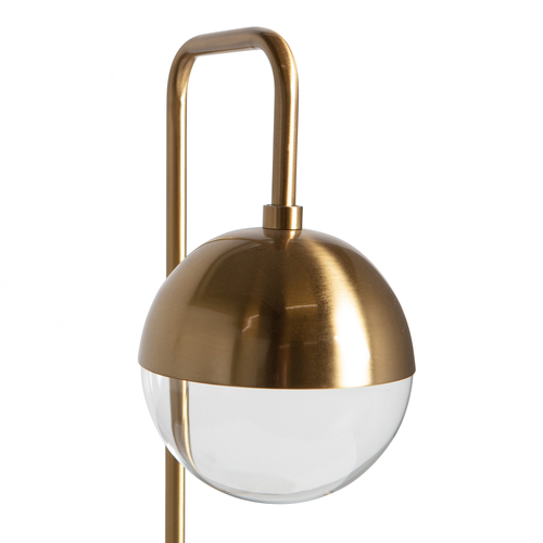 BePureHome tafellamp Globular - Metaal - Antique Brass - 59x27x20 - vtwonen shop