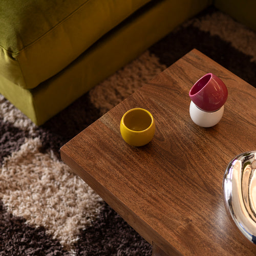 Ona - Kop 23cl mustard yellow Billie - Set van 2