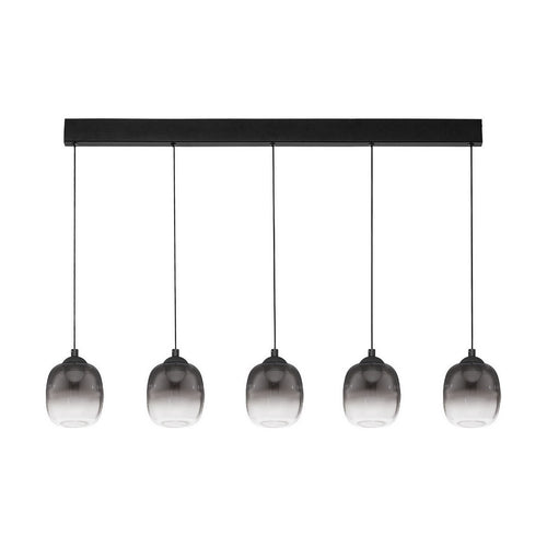 Nova Luce KITA Hanglamp voor aan het plafond, rookgrijs/zandzwart, Triac dimbare LED, 28W, 2222lm, 3000K