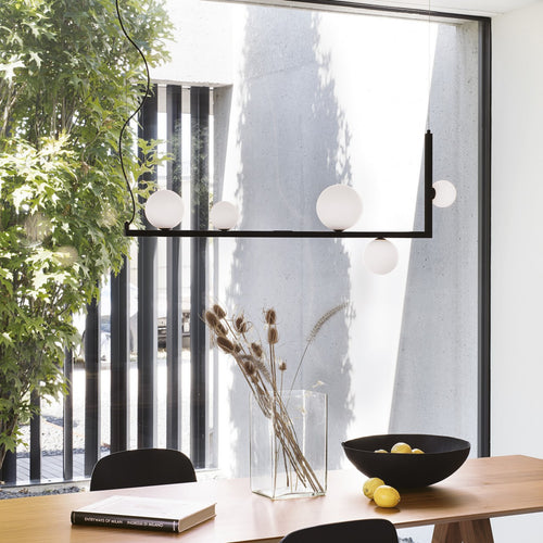 Ideal Lux BIRDS Globe Bar Hanglamp Plafondlamp Zwart