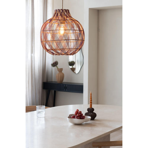 GOOD&MOJO hanglamp MENDOZA - bruin - Ø35cm - vtwonen shop