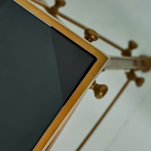 Signature - POMPADOUR Design haltafel - Goudkleurig - 42x142x76 cm