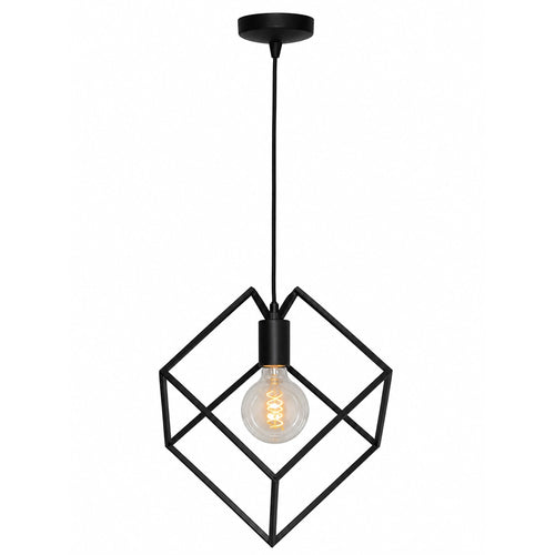 Freelight hanglamp Angolo - 1 lichts - 40  x 130   cm - zwart goud