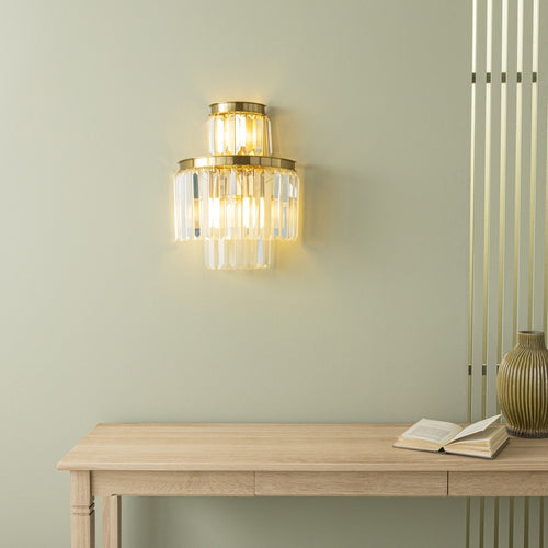 Signature - FULGURANT Wandlamp - Goudkleurig - 35x35x42 cm