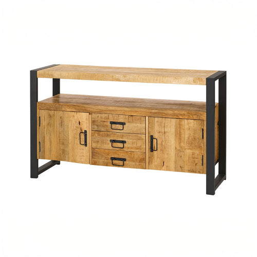 StarFurn Dressoir Boaz - Naturel Hout - 135x45x80cm