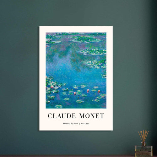 Artfulprints  Claude Monet - Water lily pond   poster 30x40 cm - vtwonen shop