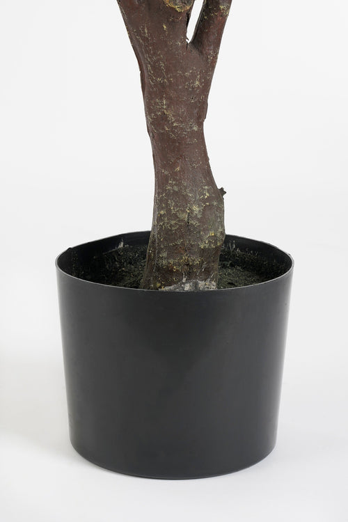 Mica Decorations Eucalyptus Kunstplant in Bloempot - H180 x  Ø80 cm - Brons - vtwonen shop