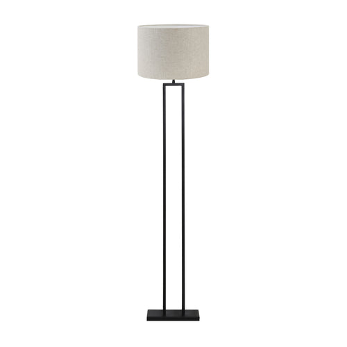 Light & Living vloerlamp Shiva/Livigno - zwart, naturel - 40x40x170cm - vtwonen shop