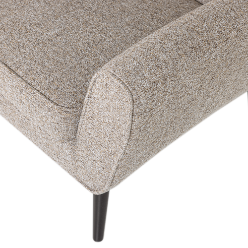 WOOOD bank 150 cm Rocco - Geweven Stof - Naturel Melange - 75x150x82