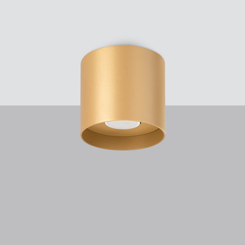 Sollux Lighting Plafondlamp MIKA goud - 12x12x11cm