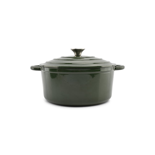 Salt & Pepper - Kookpot 26cm gietijzer groen Ferno - vtwonen shop