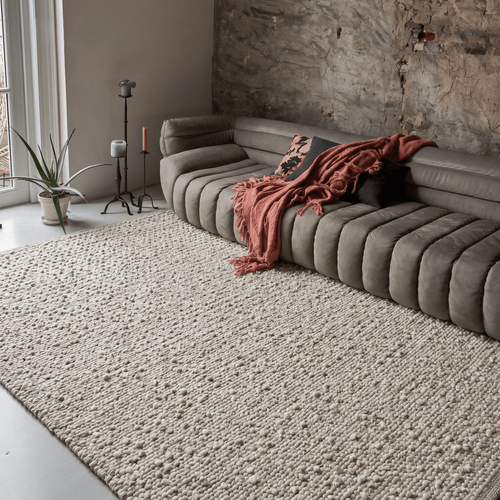 Wollen vloerkleed Nuta beige -  Interieur05