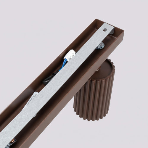 Sollux Lighting Plafondlamp KARBON 4L bruin - 81x6,5x16,5cm
